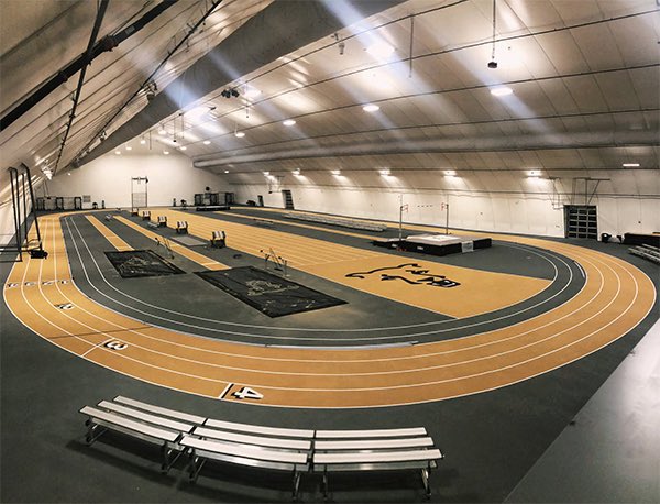 Tarkett_Renner's tweet photo. #TrackTuesday comes from Colorado & @UCCSTRACK. Mountain Lion Fieldhouse is one of the premier indoor facilities in the country with @BeynonSports premiere indoor surface. Thank you for trusting Renner with your facility. #ThinkRenner #Quality #Performance #Service @RMAC_SPORTS https://t.co/g4KeJynoEw