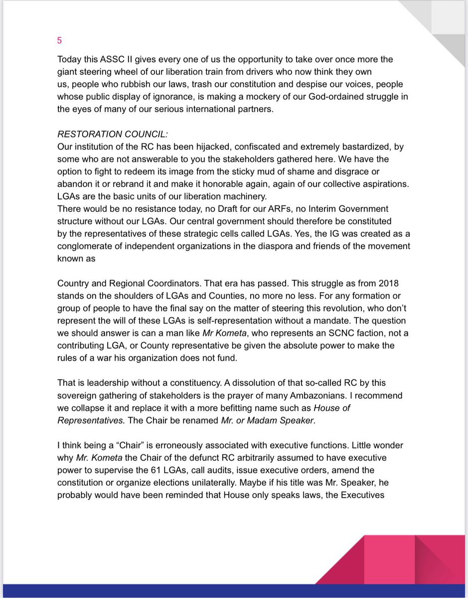 dorothy_n1's tweet photo. #Ambazonians thwarted a #Lrc sponsored coup t overthrow #PresidentSako. Stakeholders quickly convened in a 3 dys strategic conference whr dy made needed changes to thr governx apparatus dt wil strengthn thr liberatn quest. @ABlinken @FRANCE24 @USEmbYaounde @VOAStraightTalk @VP https://t.co/IgcQT03BOy