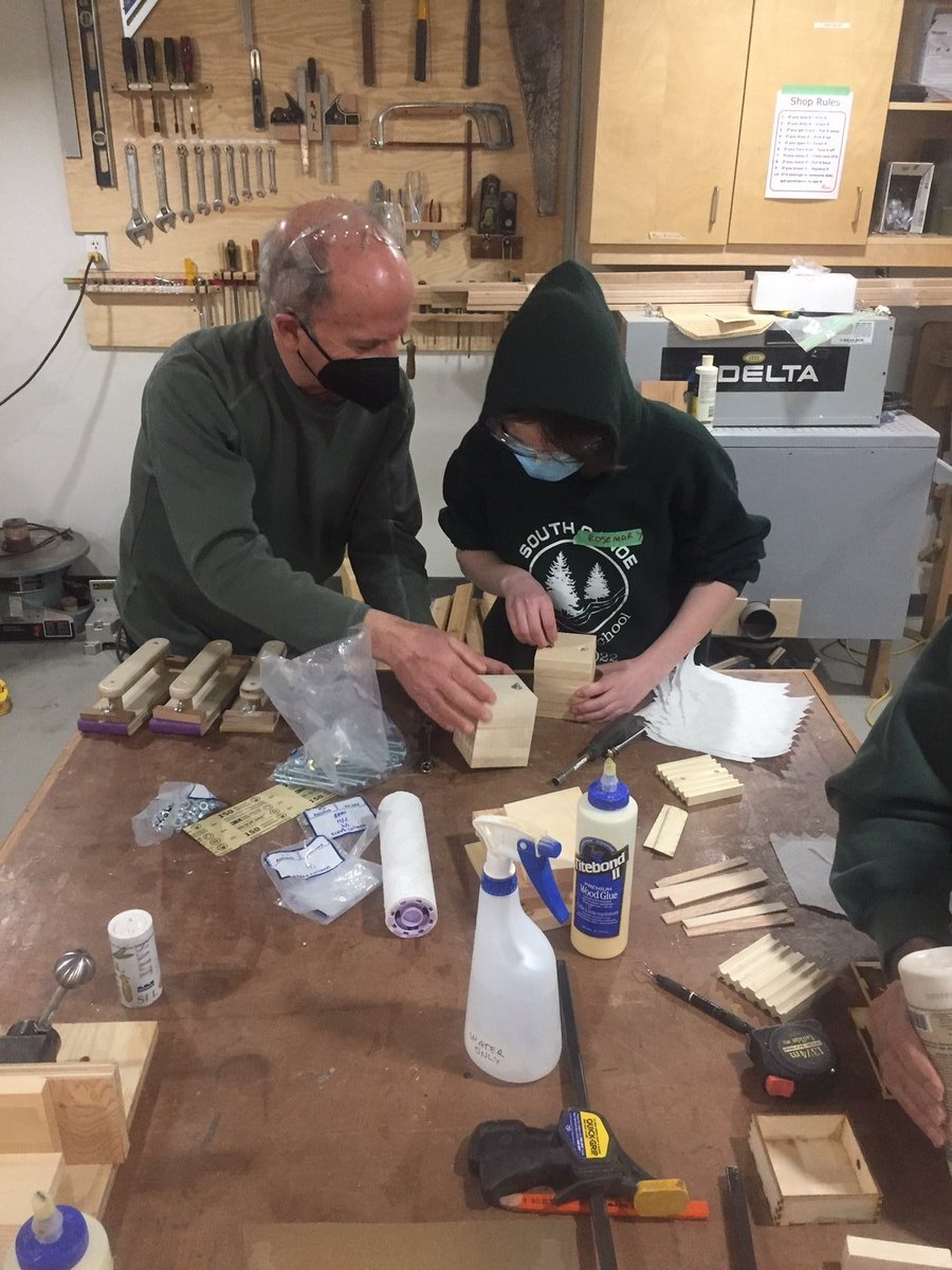 MollyCooperman's tweet photo. South Canoe Making Bee hotels @sd83schools thank you #Shuswapmakerspace @SalmonArmEcDev #Wildschool programs @HCTF_Education https://t.co/254J9Vj49c