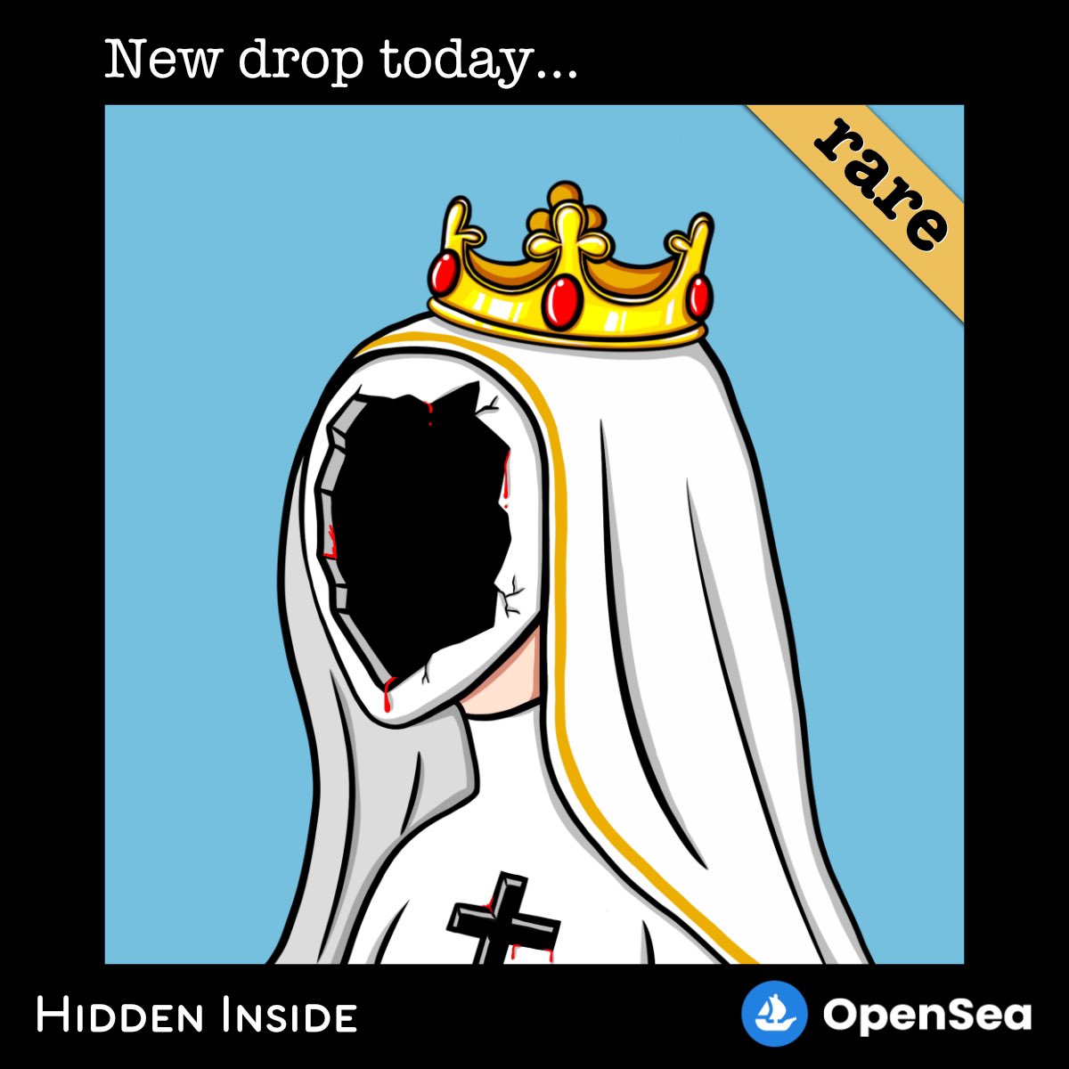 “Hidden Inside”🖤
Drop rare item👏🏻
Available <a href="/opensea/">OpenSea</a> 
👇🏻
opensea.io/assets/0x495f9…

#NFTdrops #NFTs #NFTshill #NFTCommumity #NFTTHAILAND #NFTcollections #NFTMint #nftcollectors #pfp #PFP #pfpNFT #Bullish