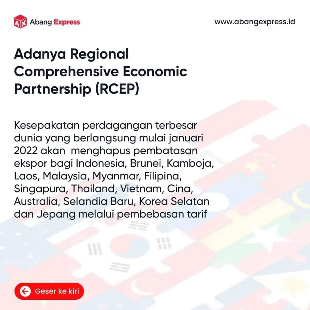 Agenabangexpres's tweet photo. Hallo #sohibabang 
Udah siap untuk meningkatkan pendapatan melalui Expor di tahun 2022 ini?

Nih Abang kasih tau point point apa yang akan membuat Expor di 2022 in makin meningkat. Geser slidenya biar sohib semua bisa pelajarin dan makin yakin. https://t.co/3OylEad786