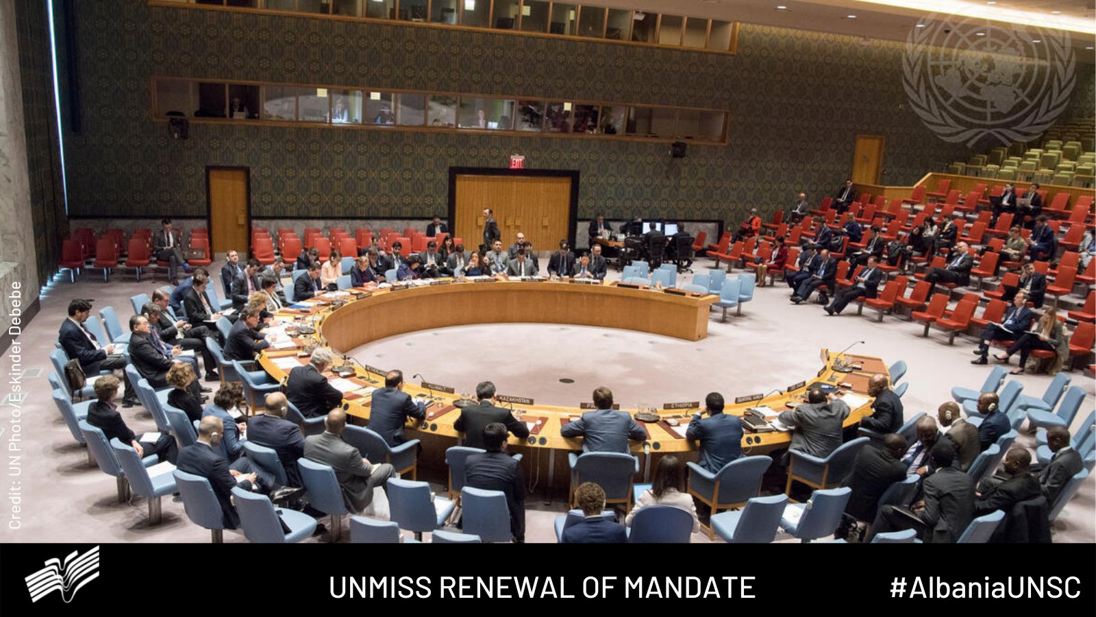 Albania in UN on Twitter the renewal of 