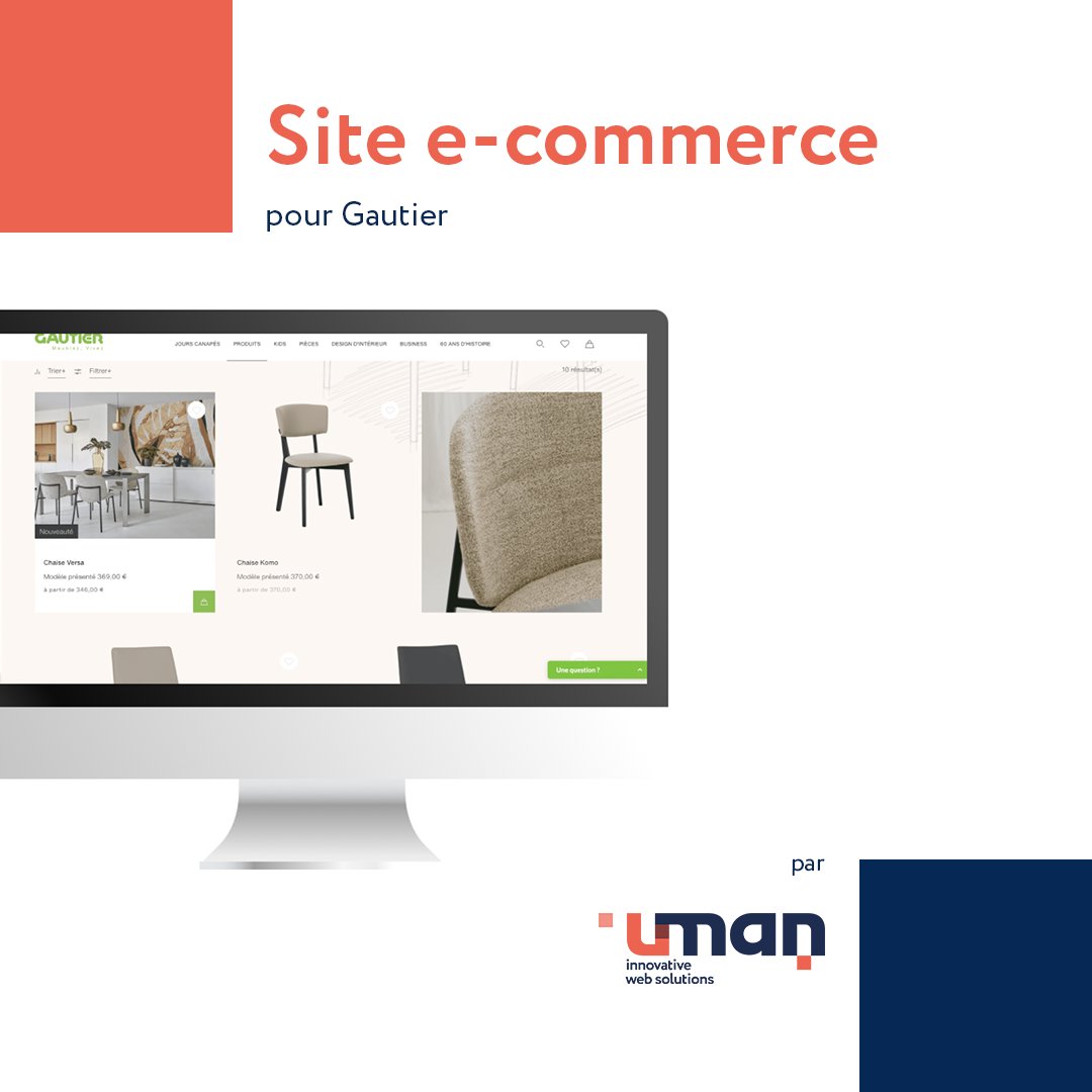 umanit's tweet photo. 💻[#Projet] 

🤝Aujourd'hui nous vous invitons à découvrir les détails et les enjeux techniques de notre plus grand projet de l'année 2021:

🛋 La refonte du site e-commerce de @GautierFrance 

Voici le lien:
👉 https://t.co/5dSTgnJloy

#umanIT #umanIWS #devback #devfront #eshop https://t.co/XQiPhBt1Ck
