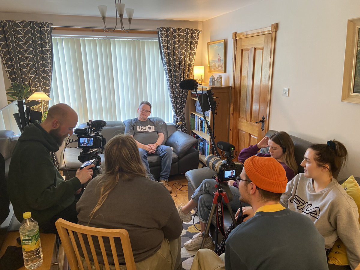 So proud of <a href="/allymaros/">ally</a> &amp; <a href="/tonytiger118/">pies</a> one interviewing the other being interviewed! #uniproject #documentary #unfiltered #organdonation  <a href="/JoAnne_Dobson/">Jo-Anne Dobson</a> <a href="/kidneycareuk/">Kidney Care UK @kidneycareuk.bsky.social</a> <a href="/UUScreen/">The Ulster Screen Academy</a> <a href="/UlsterUni/">Ulster University</a>