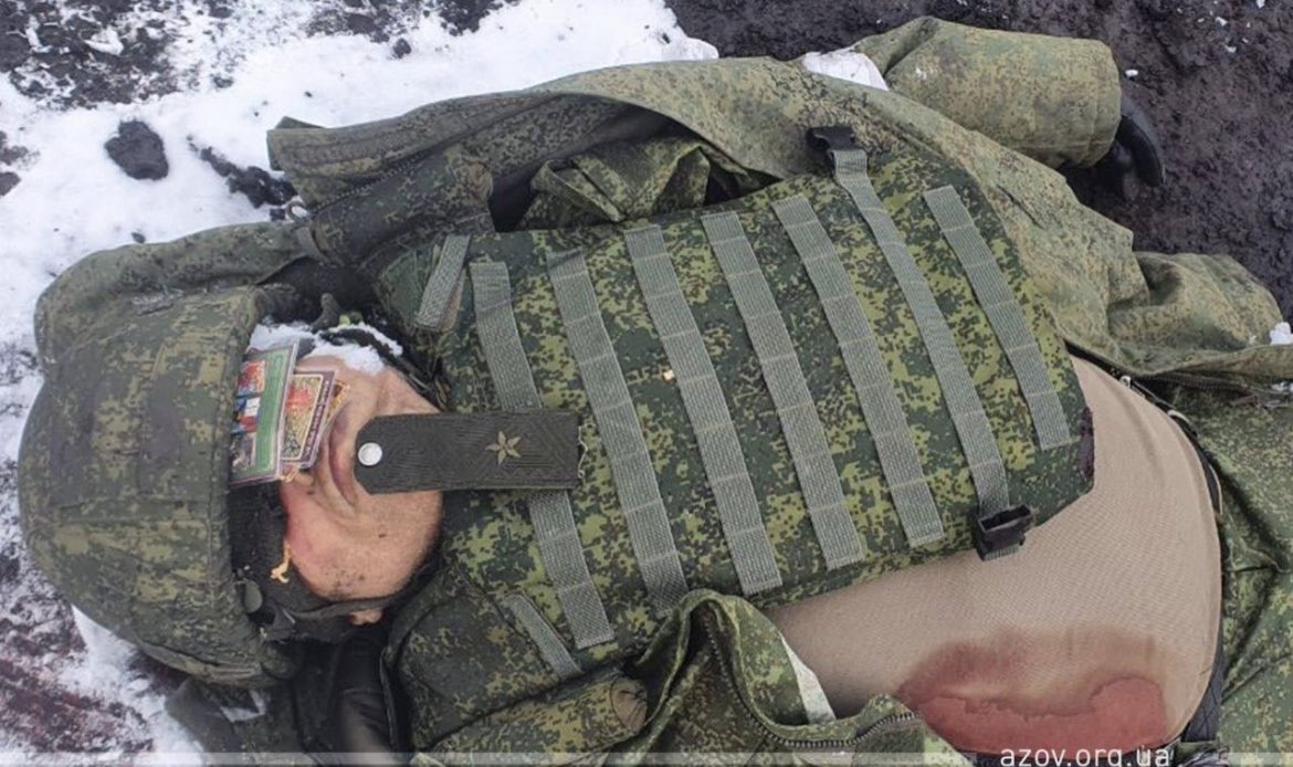 BanjalukaEmil's tweet photo. This is the 4th General in a row eliminated I Ukraine the picture provided by azov #Ukraine #Russia #RussiaUkraineWar https://t.co/f3CA7JtNss