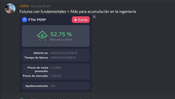 Te perdiste la señal de FTM de ayer, con 50 U$S hicieron 500 solo por entender que BTC se iba a caer y tener una nocion basica del FUD y de las emociones humanas.
¿hasta cuando la vas a ver pasar por adelante y vas a decidirte hacerte miembro?
forms.gle/Mdjt4xzdyzzjBu…
RT=1mem