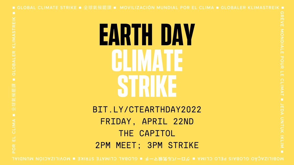 SunriseConn's tweet photo. RSVP for more details at https://t.co/JoedGicnOq #CTClimateStrike #StrikeWithUS https://t.co/u7xPMQU1Nx