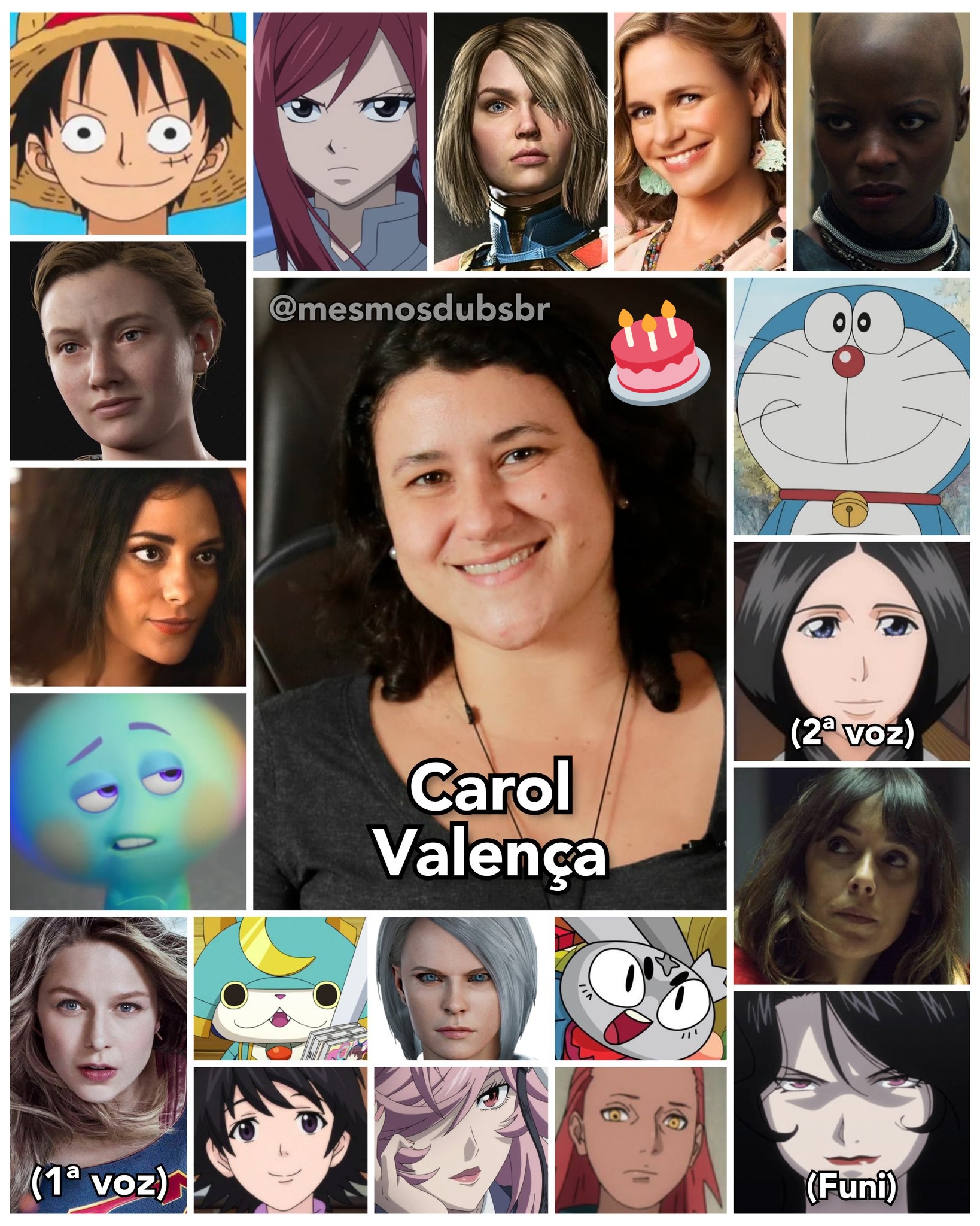 Personagens Com os Mesmos Dubladores! on X: Ah, saudade de postar  comparações que mexem com a cabeça de vocês lkkk A dubladora do Going Merry  em sua despedida em One Piece é