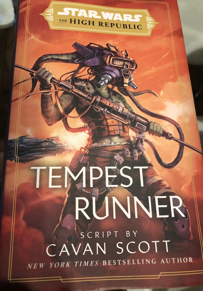 vanmarshall's tweet photo. Huge thanks to @DelReyStarWars for yet another masterpiece! Can’t wait to read the latest High Republic “Tempest Runner” by Cavan Scott! Hardcover available now!! Congratulations to all involved! Xo 🙌🏻🧡💜
#thehighrepublic #tempestrunner #starwarsbooks #starwars #SciFi @starwars https://t.co/6CC82RQiB2