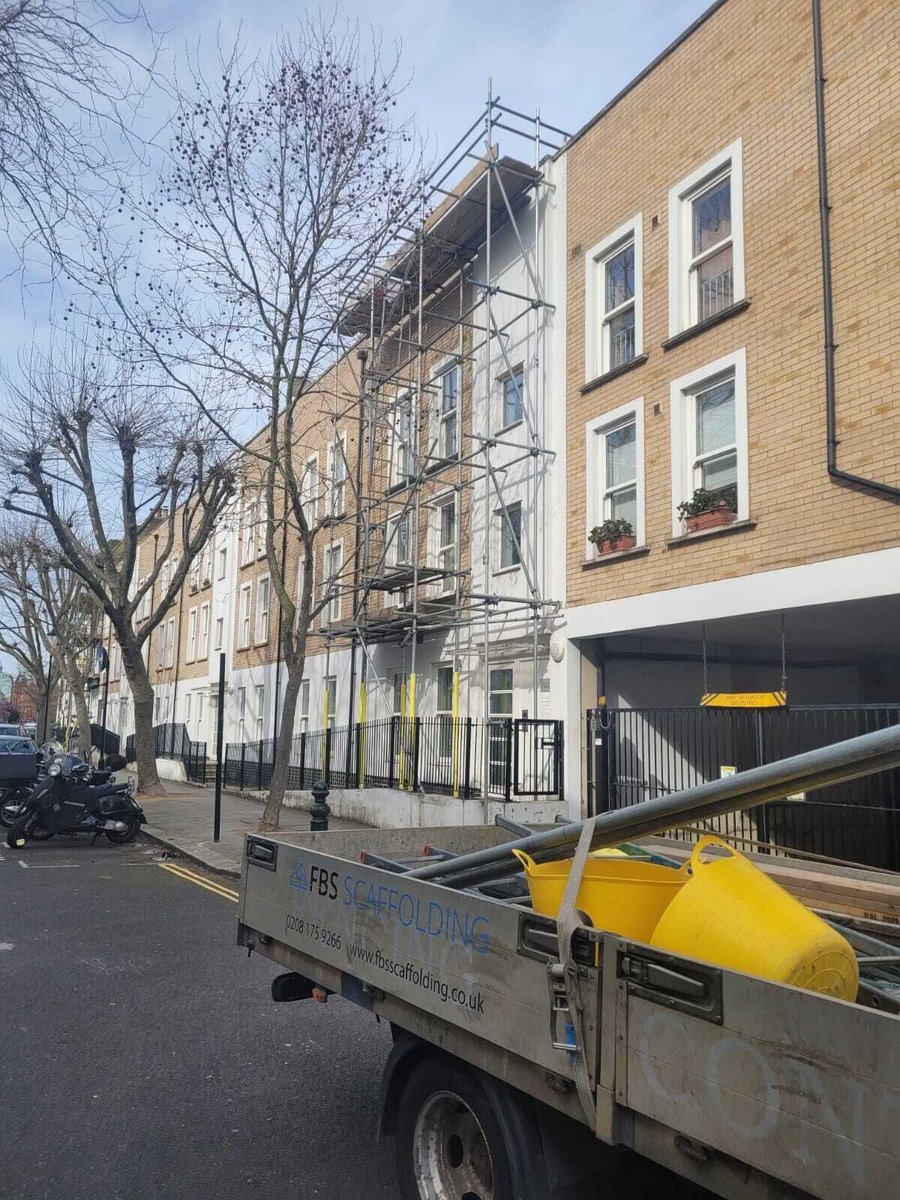 4️⃣ storey ✅👌#scaffoldersteddington #fbsscaffolding #projects #scaffoldinghire