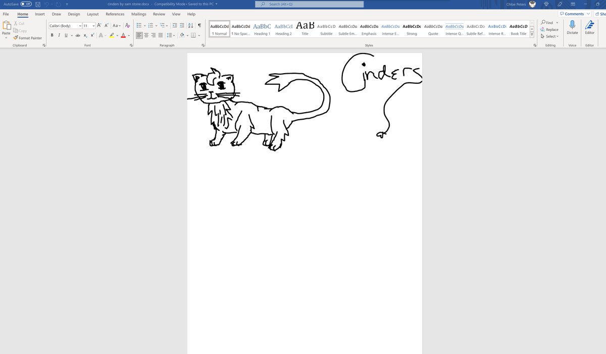 yes I 100% have all my drawing files from when I was 13, also found this that my friend drew in a word doc 