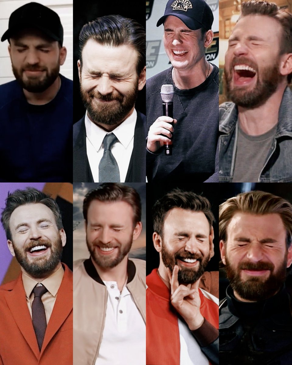 stevrogersfiles's tweet photo. my favorite chris evans genre: nose scrunch and crinkled eyes https://t.co/JQAToWLhF3