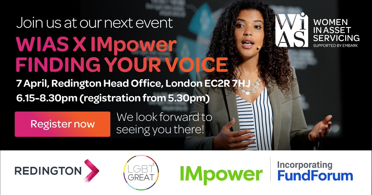 Join WiAS for their networking event: ‘Finding your voice’ 

Taking place on 7 April in London, it includes an insight into the annual FundForum event and secrets of great public speaking, all vying for a place at FundForum in May in Monaco. Register now!

wias.co.uk/learn/