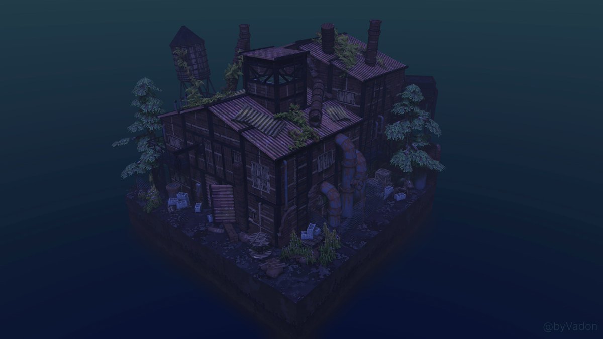 byVadon's tweet photo. Forgotten Factory | Built in Cloud Gardens https://t.co/Rk4JP8pmrt