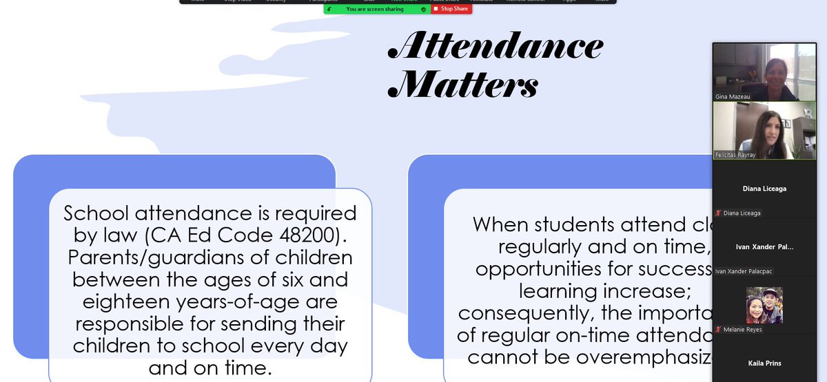 gmazeau's tweet photo. Thank you to our parents for joining us for our monthly ELAC Meeting! We discussed attendance, wellness, and digital safety! @MuraokaCVESD https://t.co/HpXv5u591D