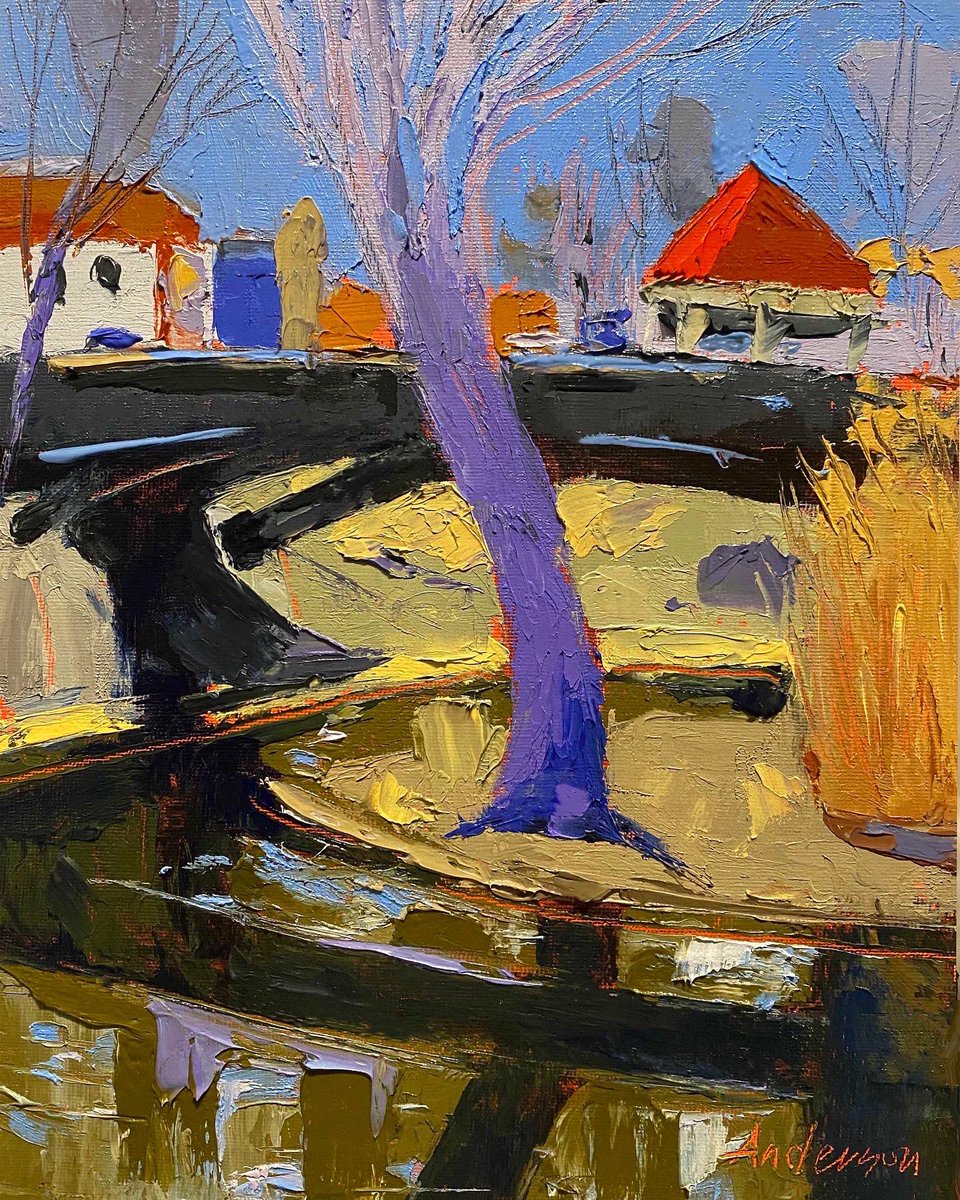 mandersonstudio's tweet image. Recent paintings #paletteknifepaintings