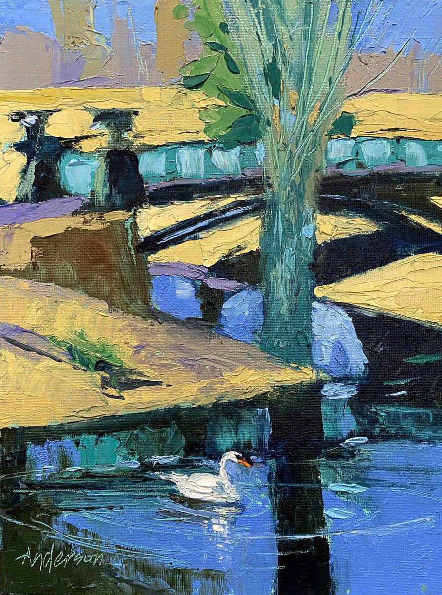 mandersonstudio's tweet image. Recent paintings #paletteknifepaintings