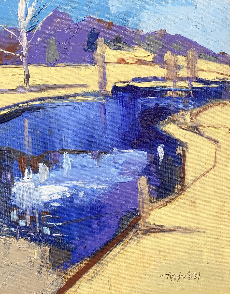 mandersonstudio's tweet image. Recent paintings #paletteknifepaintings