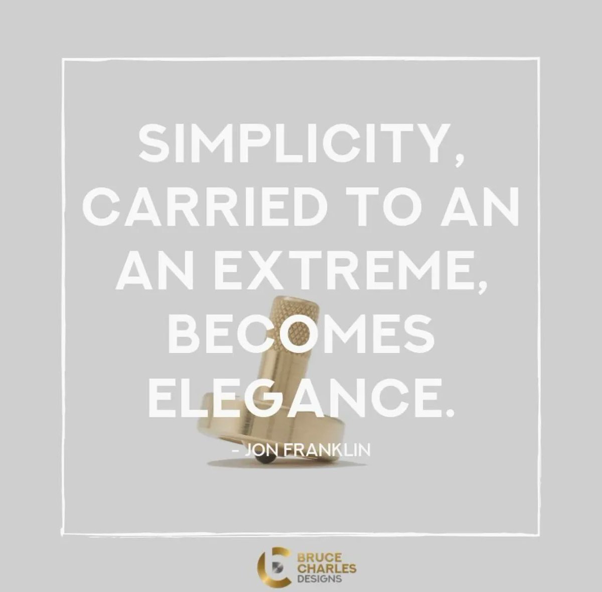 BruceCharlesDes's tweet photo. ✨ Elegant simplicity ✨
It’s what makes us love our Bruce Charles Designs creations. What about you? https://t.co/bM6KxFdGFH