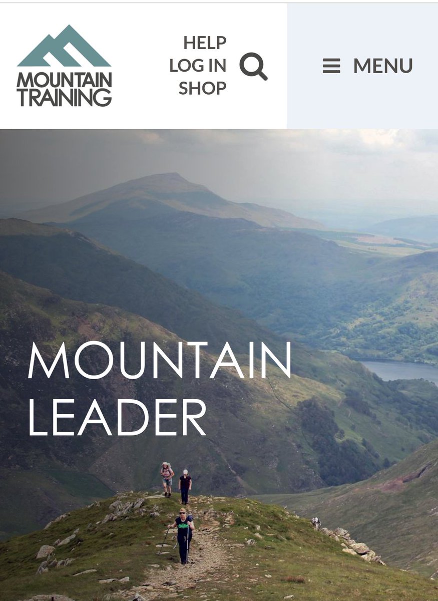 A new journey is commencing with @MtnTraining looking forward to learning this! 🤓🏞️👣🙌🗻 #mountainleader #adventure #learnleadinspire