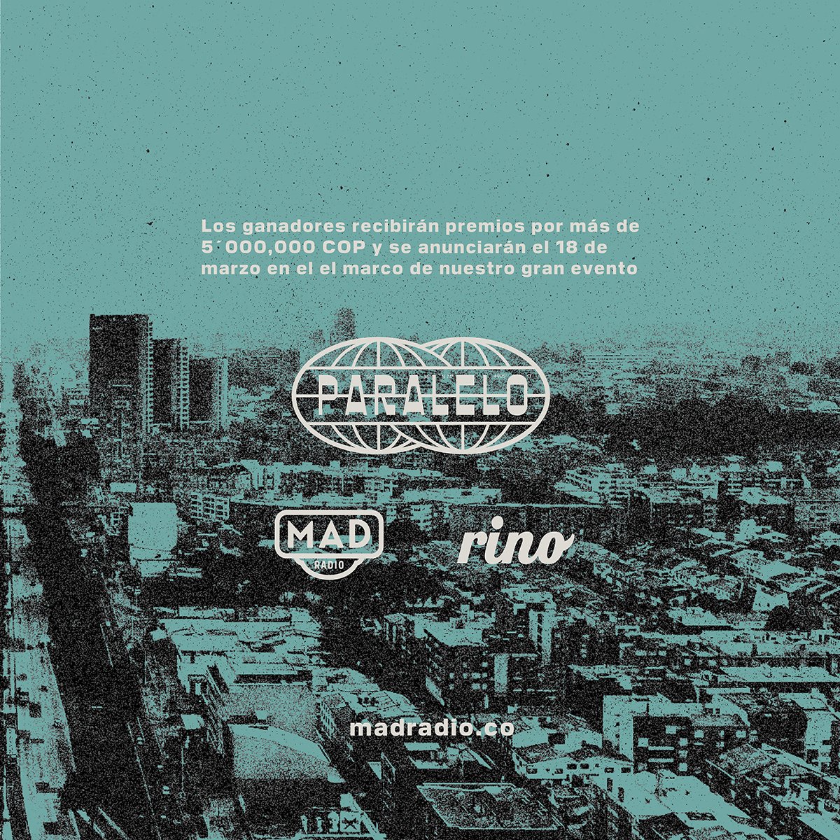 copu___'s tweet photo. 🆕 #ValeLaPenaParticipar 🇨🇴 | Este 18, 19, 20 de marzo se llevará a cabo la primera versión del encuentro “Mercado Paralelo“ de Rino Films y Mad Radio. https://t.co/oHwmL8MF2G