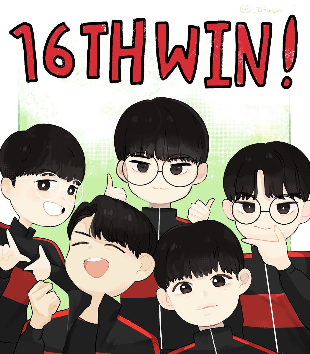 _21hyuuuun's tweet photo. #T1FIGHTING  
#Zeus #Oner #Faker #Gumayusi #Keria https://t.co/48WDLkBoCE