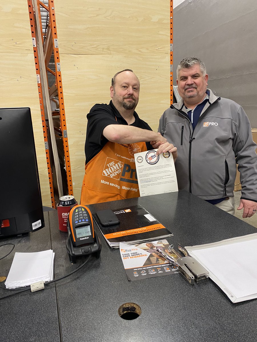 Congratulations Dan on another customer graduation. Thank You for all you do take. Care of our Pro Customers.