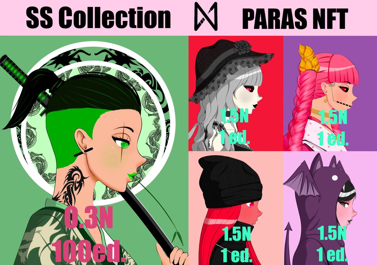 czyofart's tweet photo. π¨π¨New Drop Set on @ParasHQ π¨π¨
1/1 work : 1.5N
100 eds. : 0.3N
My SS's Link > https://t.co/WFSKKWSkBP
More Info. > https://t.co/2NRZfVFU4L
#czy #softsoft #ParasNFT #parasnfts #Nearverse
#nearNFT #nearNFTS #nearnftcollectors https://t.co/wqC992iRha