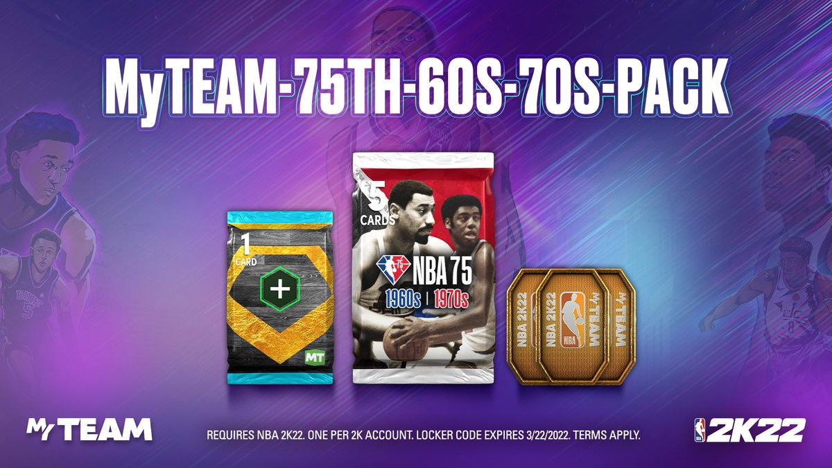NBA 2K MyTEAM on X: ⭐️ All-Star Locker Code. Use this code for a guaranteed All-Star Moments or All-Star Flash pack. Available for one week! / X
