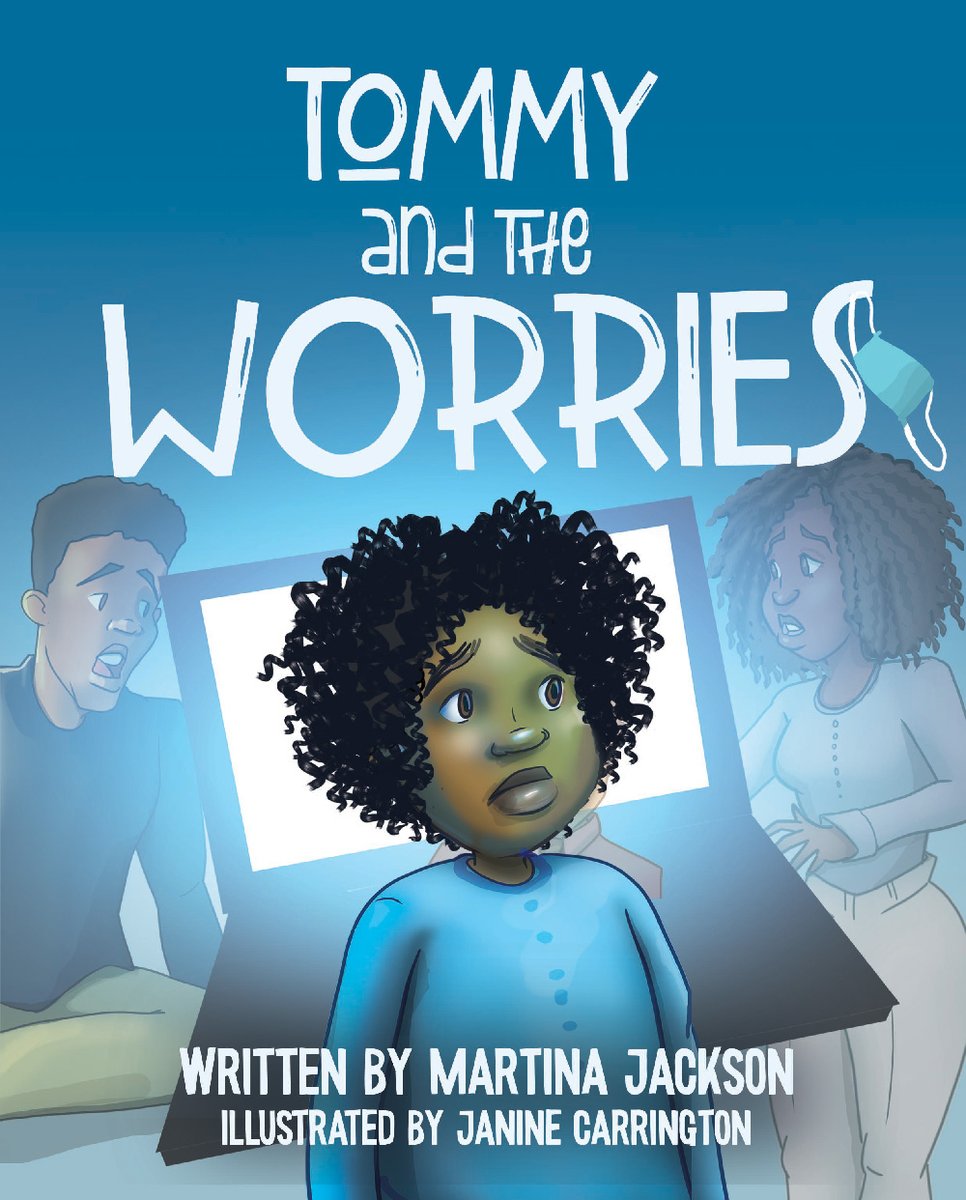 Tommy and the Worries out soon! #blackkidlit #blackillustrator #childrensmentalhealth #pandemicstress #digitalart #drawingwhileblack