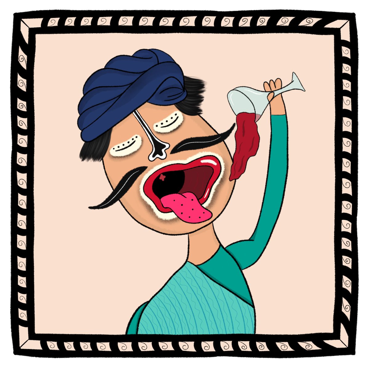 Matt 👀🧞‍♂️🍷

Wine addict. He is self-indulgent. He likes to dress like a Hindu and flirt with women on digital platforms.
1/1 Edition 🔱 On   <a href="/opensea/">OpenSea</a>
 
0.059 Ξ
opensea.io/assets/0x495f9…
#NFTs #NFTdrop #NFTCommunity