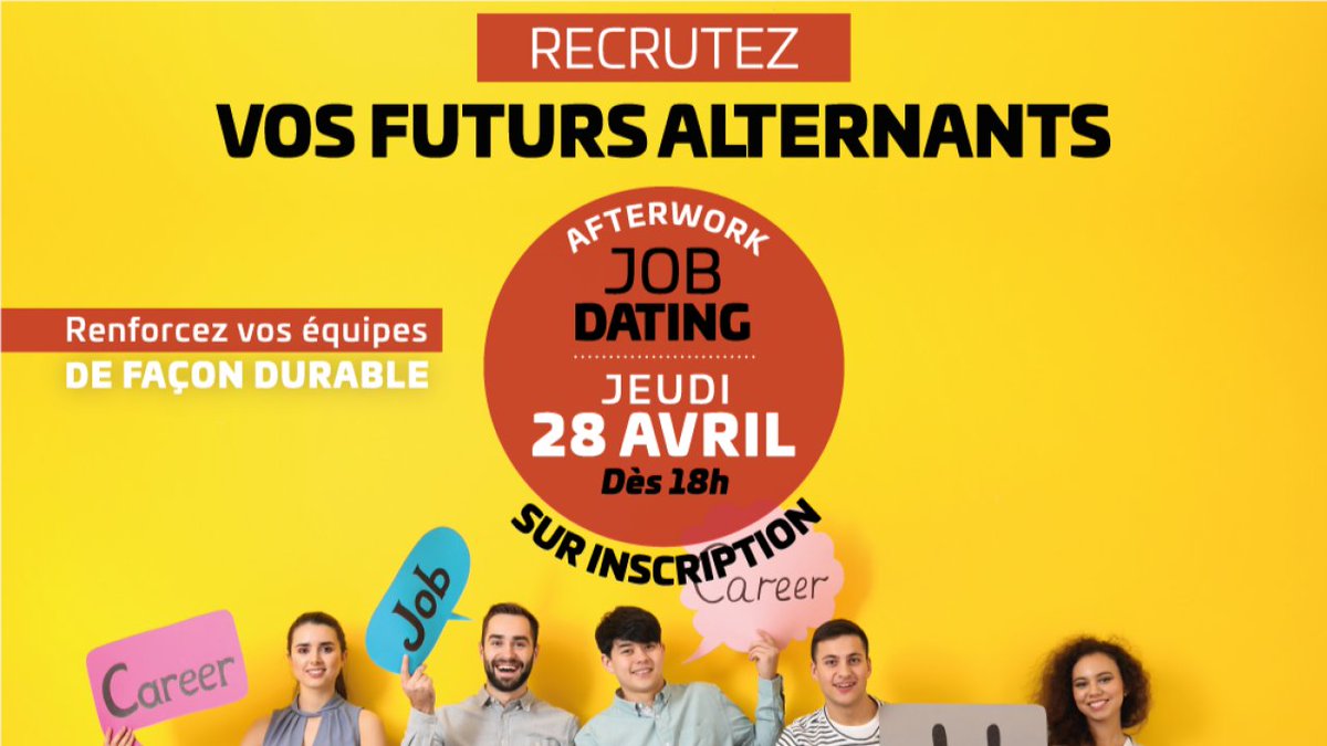 EcolesVidal's tweet photo. 📢 Les ECOLES VIDAL font leur JOB DATING annuel de l' #alternance ! 🤝 

Inscription entreprise:
➡️ https://t.co/rDdoawkjdh

🗓️ Jeudi 28 avril de 18h à 20h30
📍 Campus Vidal – métro, tram, train, bus « Arènes »

#Toulouse #EcolesVidal #alternances https://t.co/pMGvfiyHpc