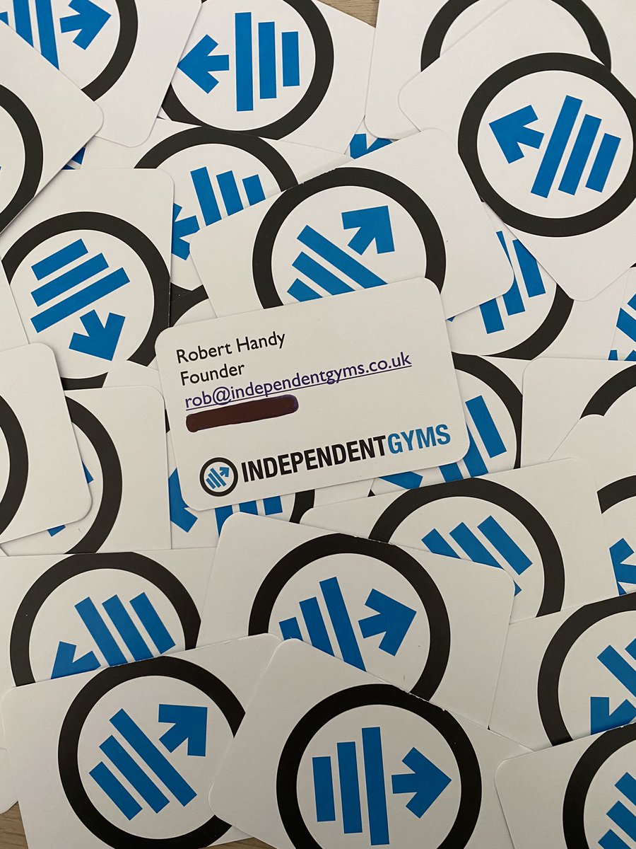 It’s all official now the <a href="/independentgyms/">Independent Gyms UK & Ireland</a> business cards have arrived