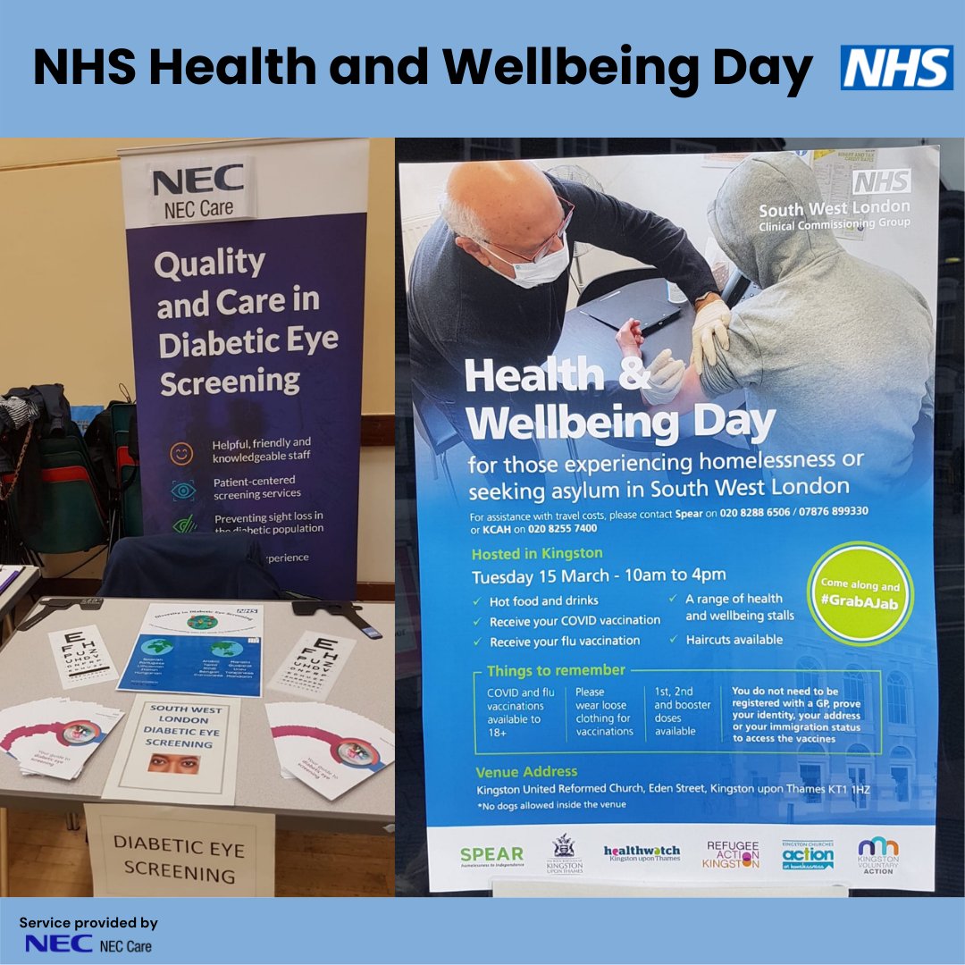 NEC Care South West London Diabetic Eye Screening on Twitter "Today