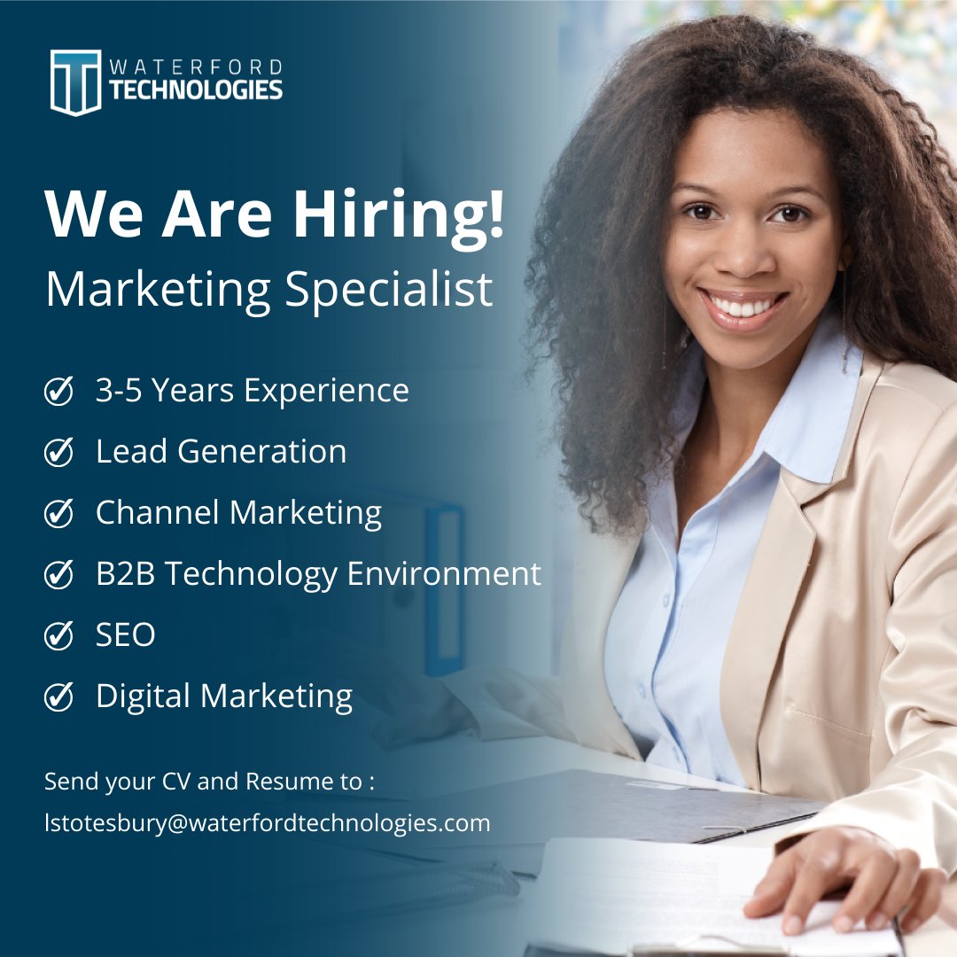 ComplyKEY's tweet photo. We Are Hiring! We are currently looking for an outgoing and upbeat Marketing Specialist to support our marketing activities across Ireland, the United Kingdom, &amp; North America.

https://t.co/GX1VFuU647

#careers #careeropportunities #work #job #hiring #marketing #jobhiring https://t.co/GVp7stmzvh