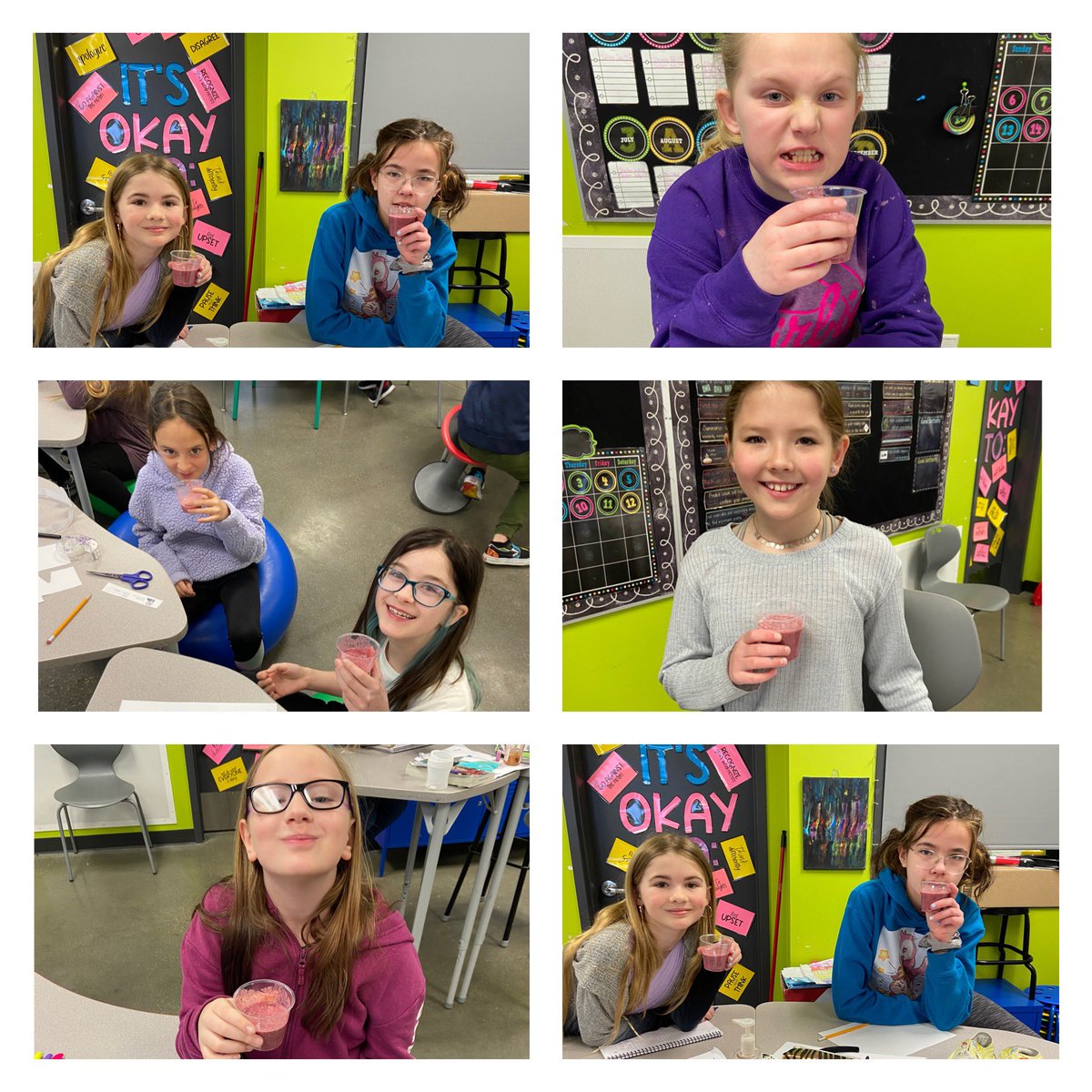 Purple wild berry smoothies for <a href="/IRIC_WC/">IRIC</a> purple day. Thanks <a href="/PamperdchefJill/">Jill Kohlman</a> #4oneillrocks loved them. #rainbowweek #tastetherainbow <a href="/WCPS72/">Wolf Creek Schools</a>