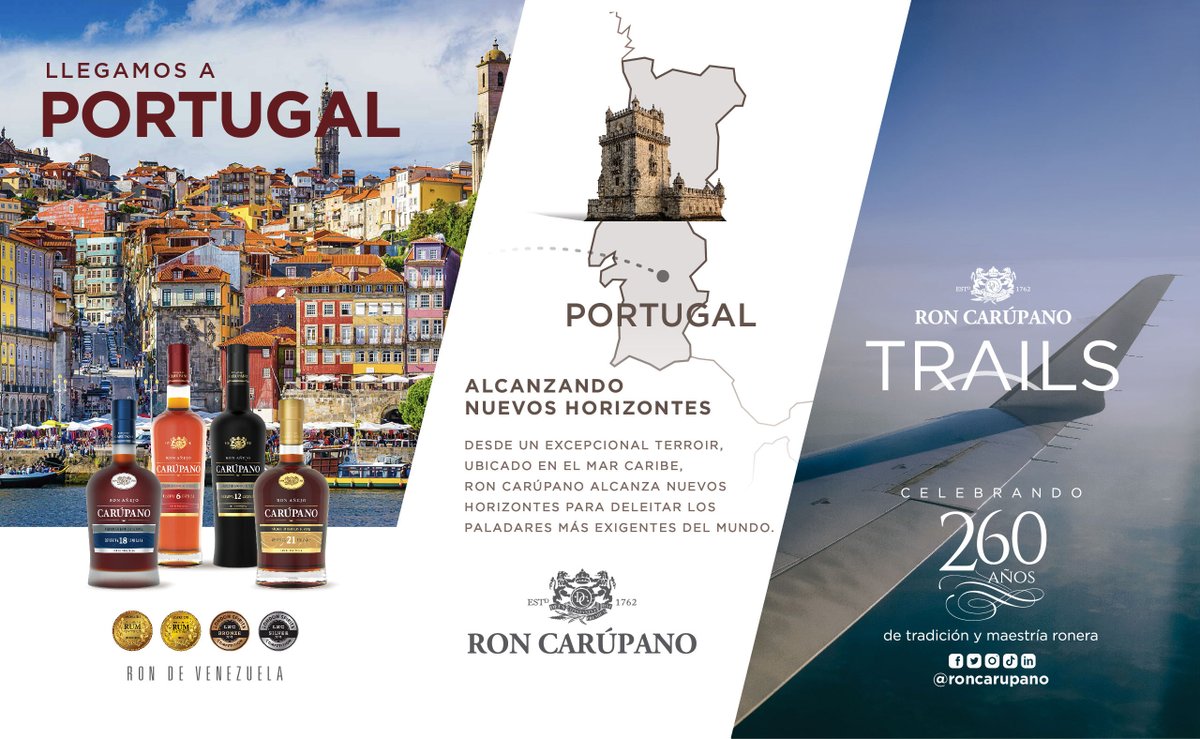 Seguimos viajando por el mundo conquistando nuevos paladares, en esta oportunidad llegamos a Portugal para elevar a #OtroNivel las celebraciones lusitanas 🥃🇵🇹