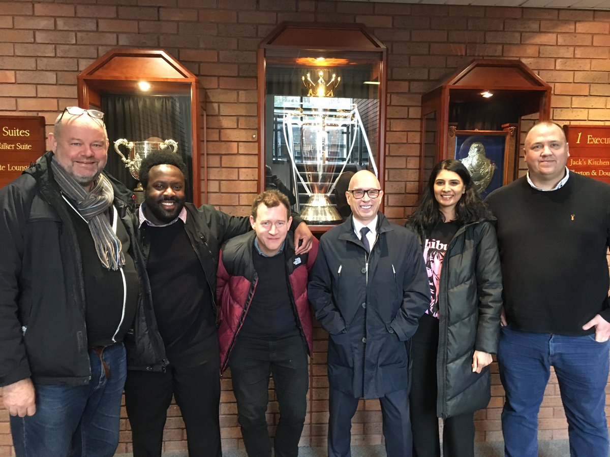 Very different location today for our <a href="/childrensociety/">The Children's Society</a> staff gathering of the Philanthropy, Trusts and Church Knowledge Group - warm welcome and generous hospitality from <a href="/Rovers/">Blackburn Rovers</a> in <a href="/cofelancs/">The CofE in Lancashire (Blackburn Diocese)</a> Good to be together in person!
