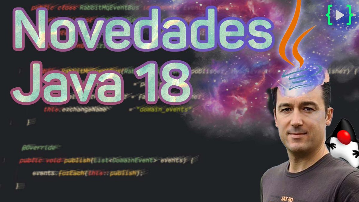 CodelyTV's tweet image. Ojo mañana directazo sobre las novedades de #Java18
💡Invitado de lujo: @antonmry
🕢 19:30h CET en: youtube.com/watch?v=LSYyXM…
¿Preguntas sobre ecosistema #java y las últimas versiones?