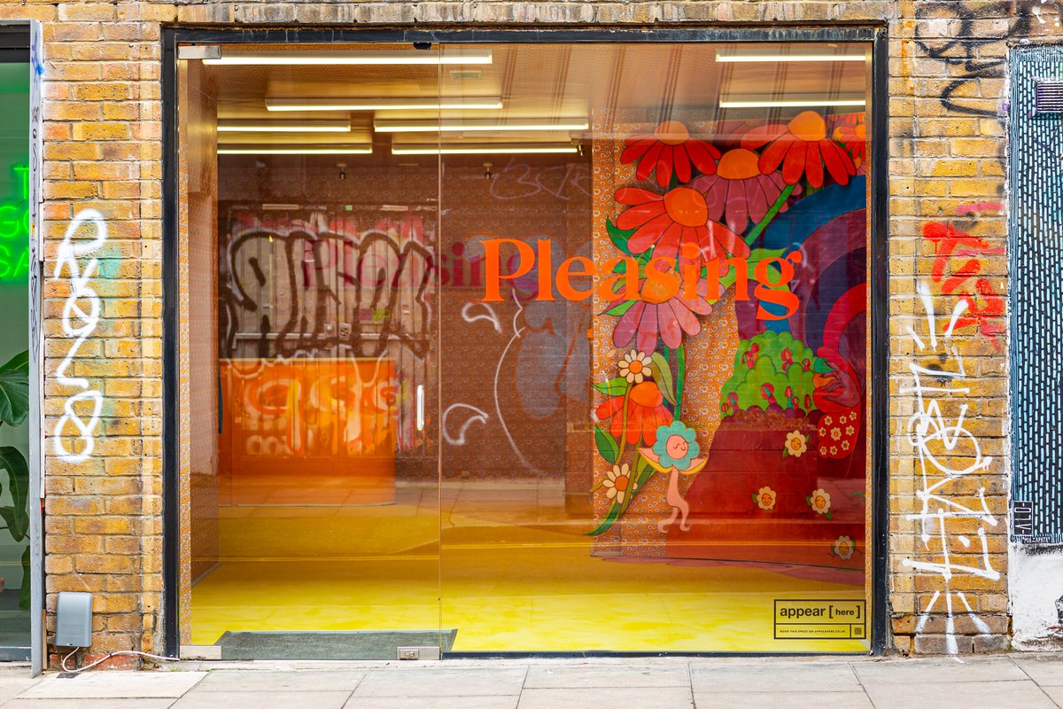 Pleasing's tweet photo. The London Shroom Bloom pop-up at 81 Redchurch Street, Shoreditch, E2 7DJ is now open. Find your Pleasing. https://t.co/e93QkTs0pp