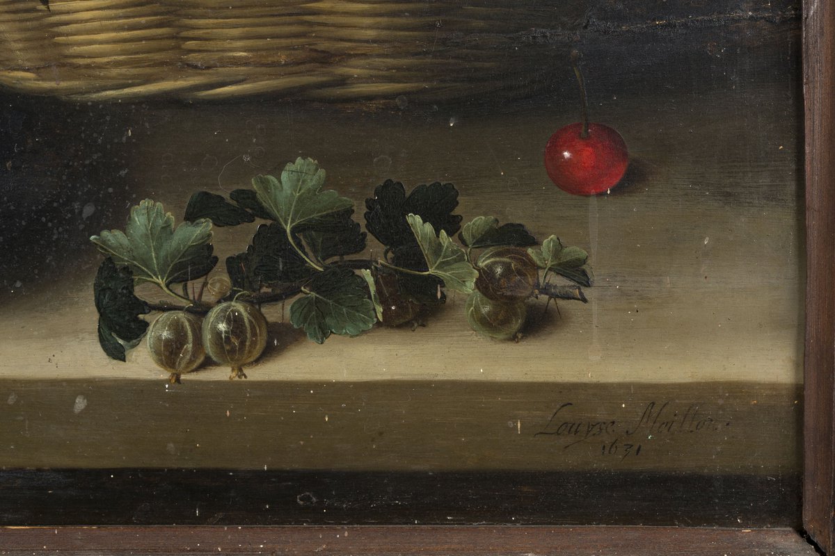 Drouot's tweet photo. Découverte récente, cette œuvre signée et datée (1631) vient enrichir un corpus d’environ 80 tableaux de Louyse #Moillon !

Star de la vente tableaux anciens de la maison @Aguttes_, elle sera exposée vendredi - et samedi - dans l'exposition Œuvres Choisies à l'Hôtel Drouot 👀🍓 https://t.co/VogyBj6FRi