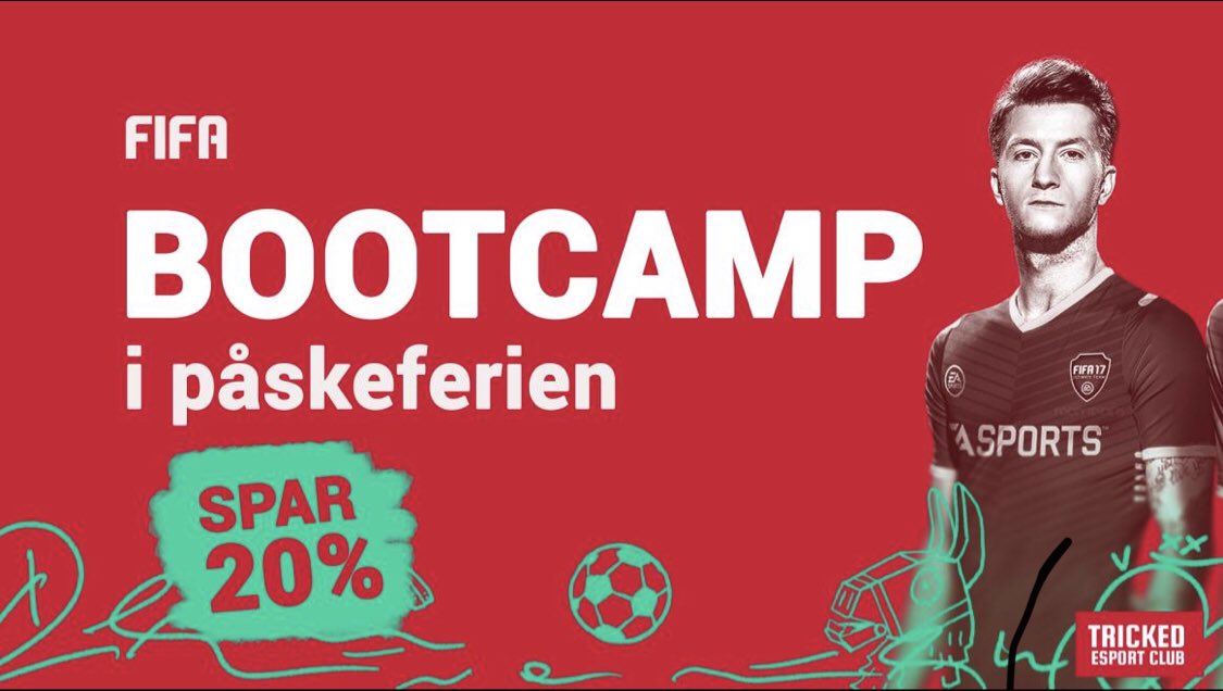 Skal du med til bootcamp i påskeferien?

Kom til bootcamp i Tricked, der holdes over to dage. Få en masse læring, samt to fede dage!

Lyder det som noget for dig, så klik på linket! Spar 20% denne uge.

tricked.dk/esportclub/cam…
