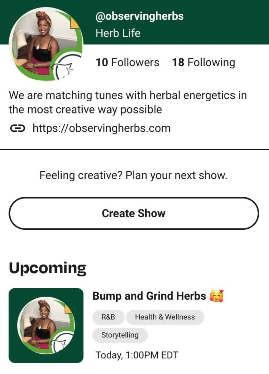 If you missed last night, thats ok, we'll be back today for an #afternoon adulting session @OnAmp_ #Live 1:00 PM EST talking about #Libido Boosting #Herbs, matching their energetics with the perfect mood setting #music. This should be both educational and entertaining