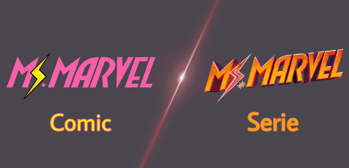 #MarcaDelDía 
Hoy Marvel presenta el trailer de su nuevo proyecto #MsMarvel y por ello vemos las diferencias que presenta el logo en los cómics y el oficial para la serie de televisión.