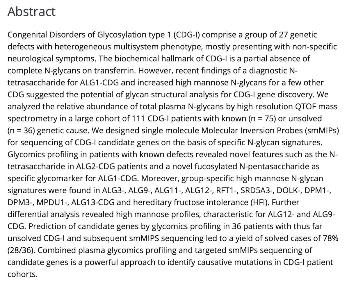 JIMD_Editors's tweet photo. New 'Accepted Article'
Synergistic use of glycomics and single-molecule molecular inversion probes (smMIPs) for IDENTIFICATION of congenital disorders of glycosylation type-1
Nurulamin Abu Bakar, et al
https://t.co/KpnYGeV2M2
@FrontierCDG https://t.co/0tjiHeglOc