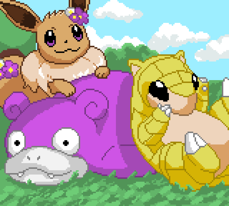 ContentlyF's tweet image. #pokemonmysterydungeon #pixelart