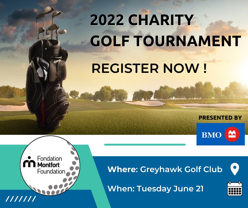 FondationHM's tweet photo. You can't wait to get back out there and so can we! That's why we're pleased to invite you to our annual fundraising golf tournament on June 21 at @GreyHawkGolf . 
Register now: https://t.co/GiAuLNZATa https://t.co/Qf2Leld77B