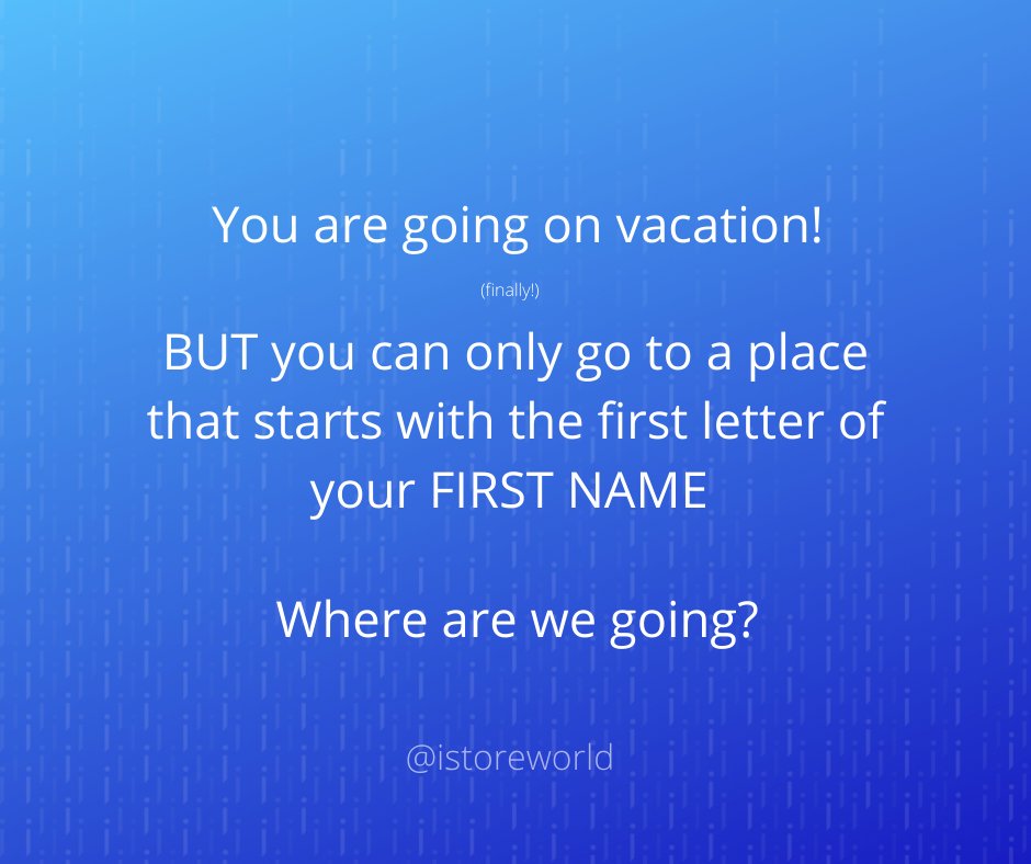 iStoreworld's tweet image. Travel is ramping up again! ✈️
Let us know where we are going!
#TravelTuesday #TravelSafely