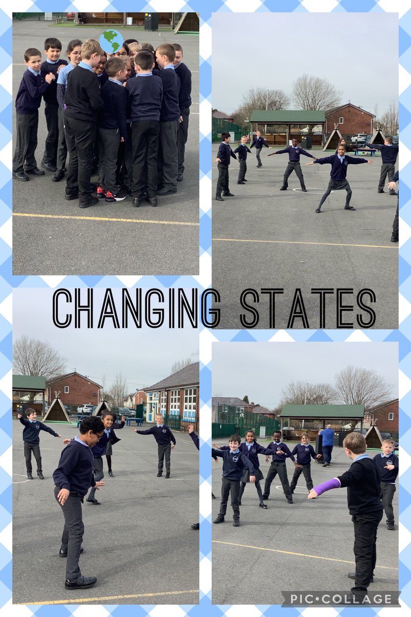 wcp_school's tweet photo. SOLID, LIQUID, GAS… GO! Just as the sun went in, Y4 enjoyed a few rounds of Changing States. We used prior knowledge of particles and new learning on heating and freezing, to play our game. Fantastic fun. #wcpsscience #wcpsy4 #wcpsoutdoorlearning https://t.co/tkxBaFJ592