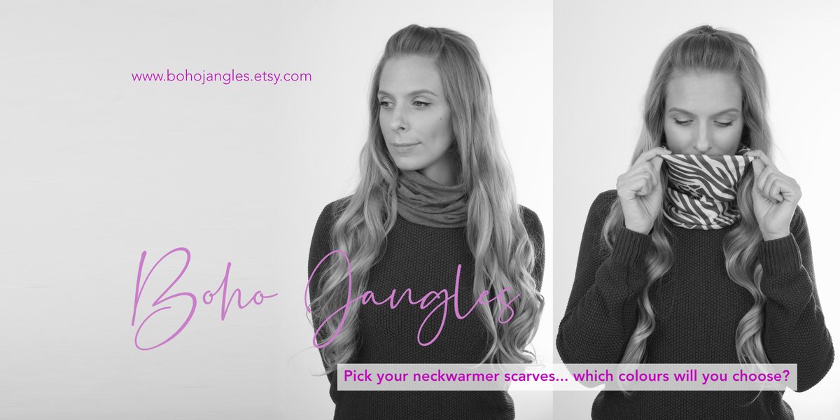 If you haven’t checked out these cute little neck warmers yet, you don’t know what you’re missing! Cute, easy to pull on, and keeps you cosy! Also double as headbands. A range of colours &amp; prints here > etsy.com/uk/shop/BohoJa… #running #outdoors #travel #hiking #gym #yoga #mask